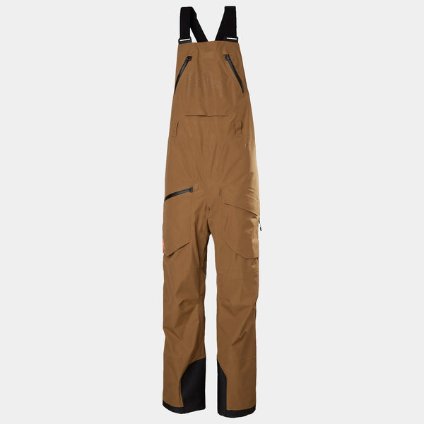 W RIDGE INFINITY SHELL BIB, SEPIA, L