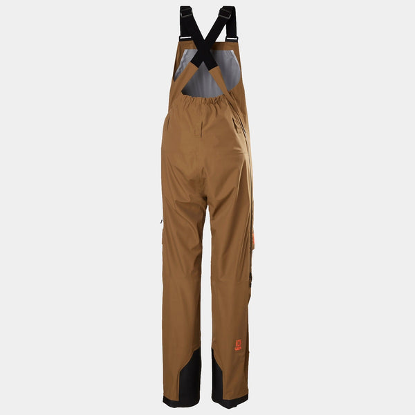 W RIDGE INFINITY SHELL BIB, SEPIA, L