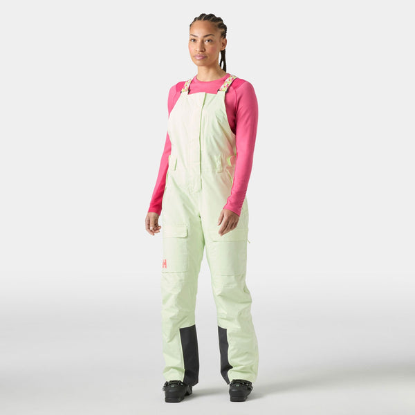W SWITCH CARGO BIB PANT, WASHED LIME, L
