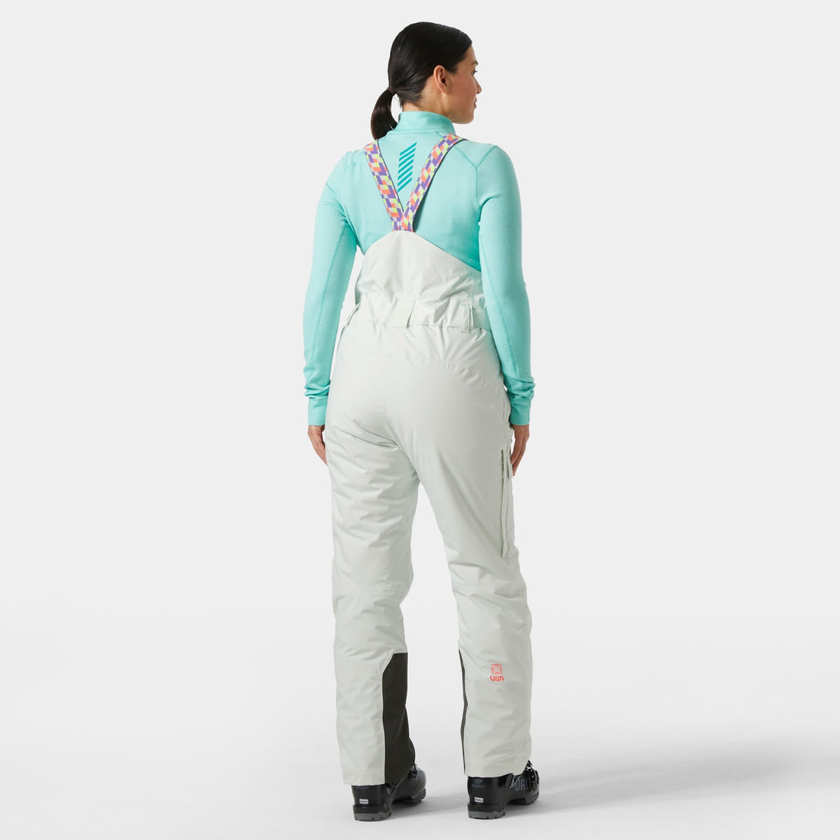 W SWITCH CARGO BIB PANT, SEAFOAM, M