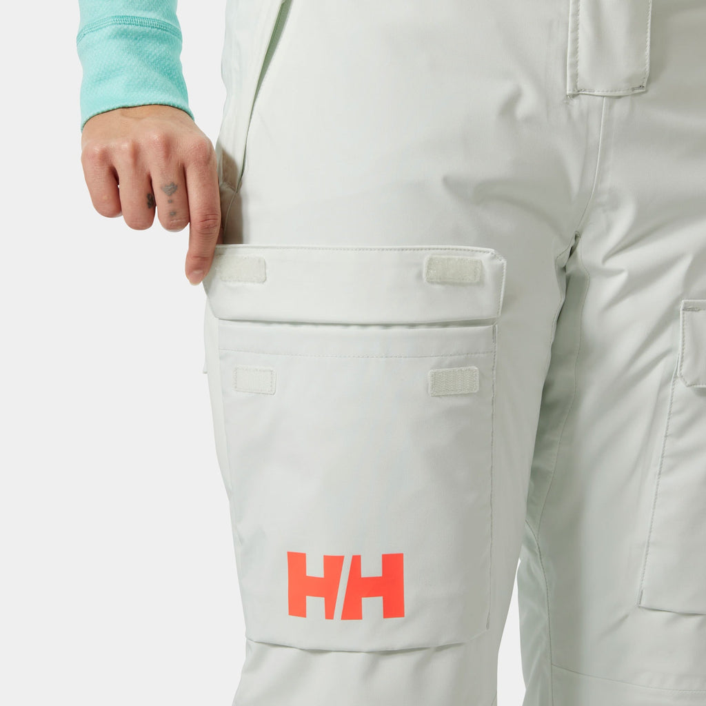 W SWITCH CARGO BIB PANT, SEAFOAM, M