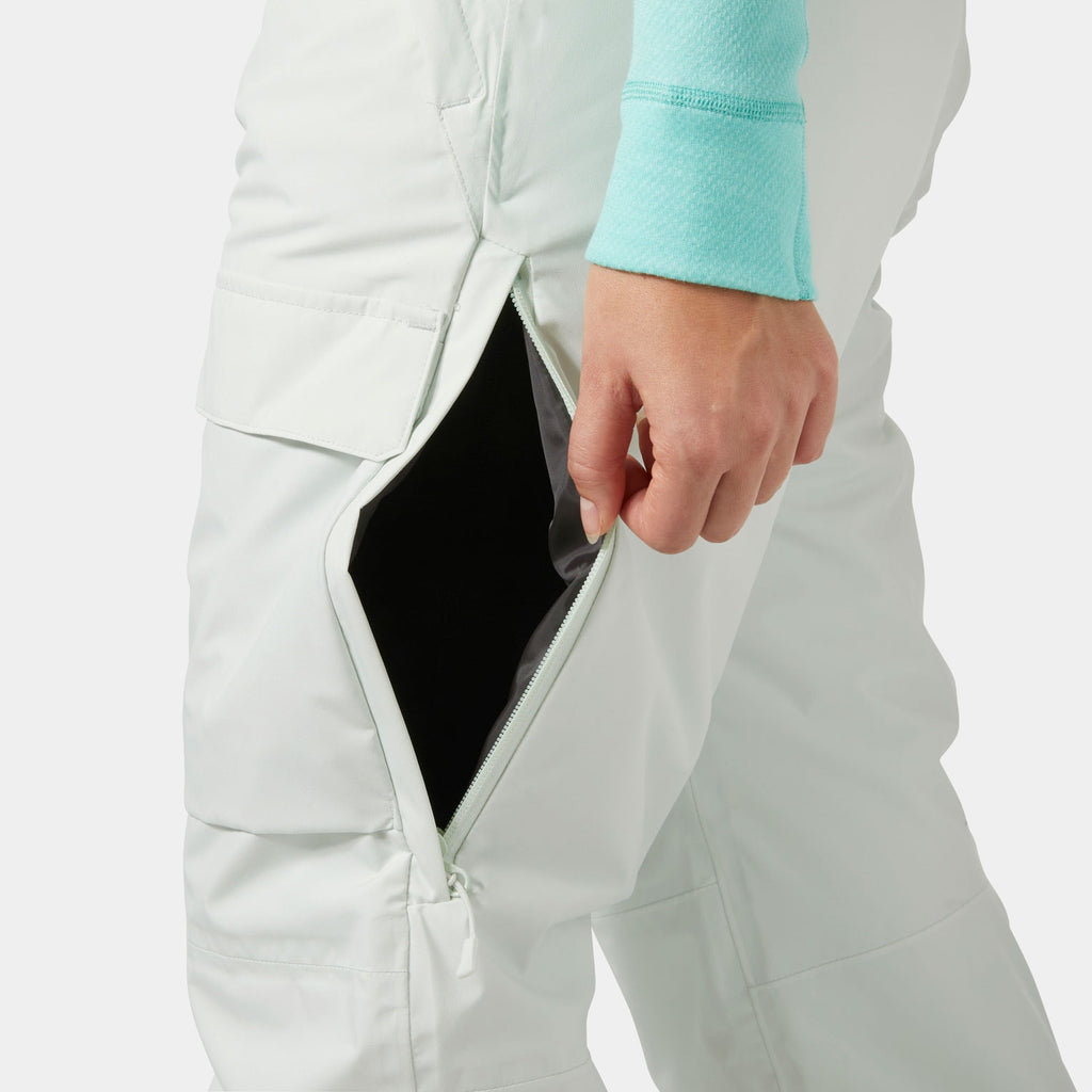 W SWITCH CARGO BIB PANT, SEAFOAM, M