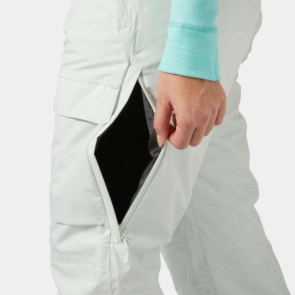 W SWITCH CARGO BIB PANT, SEAFOAM, M