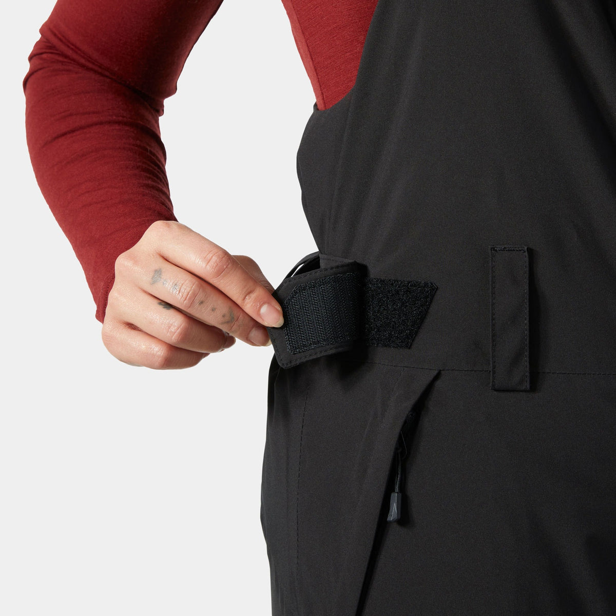 W SWITCH CARGO BIB PANT, BLACK, L