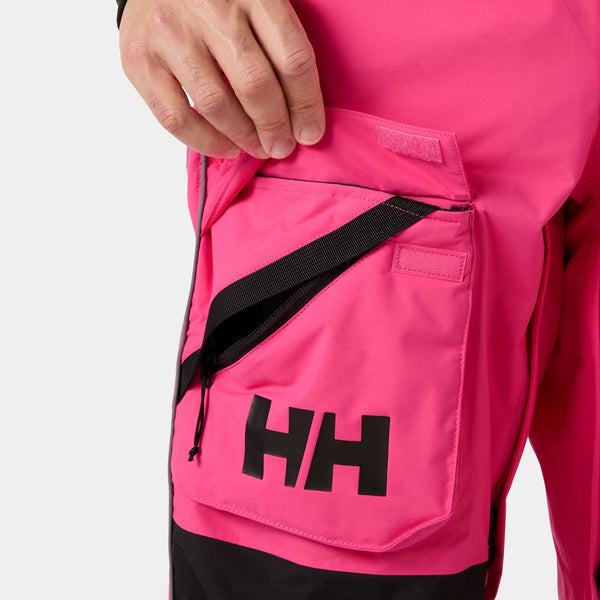 ULLR D BIB SHELL PANT, HOT PINK, XXL