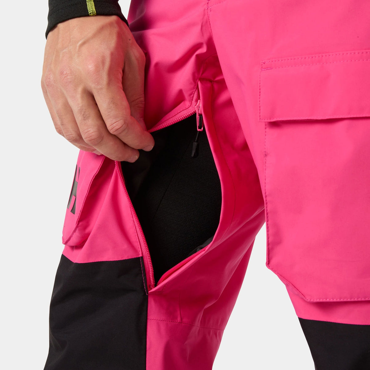 ULLR D BIB SHELL PANT, HOT PINK, XXL