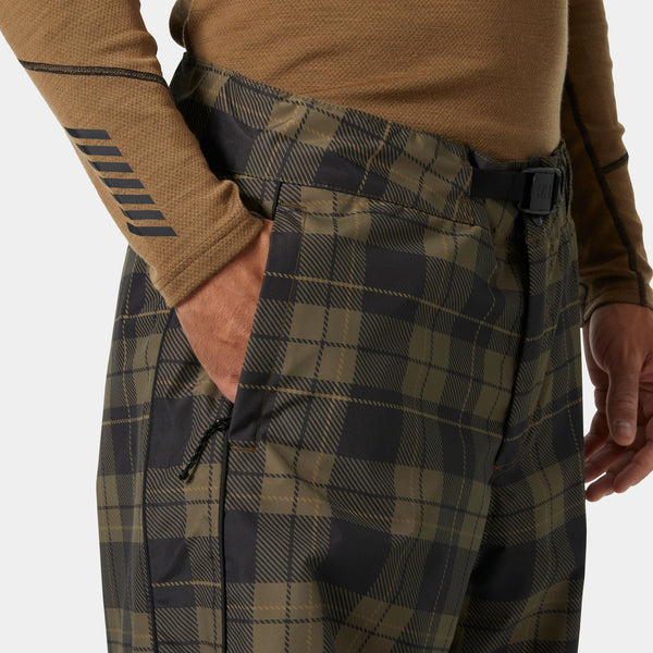 ULLR D PANT 20, SEPIA CHECK, XXL