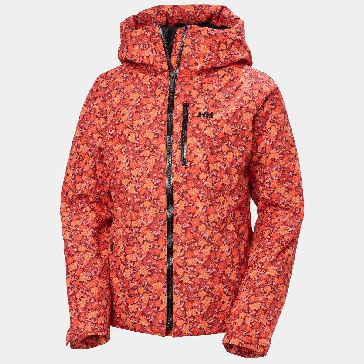 W VALDISERE 30 JACKET, RED FLORAL, L