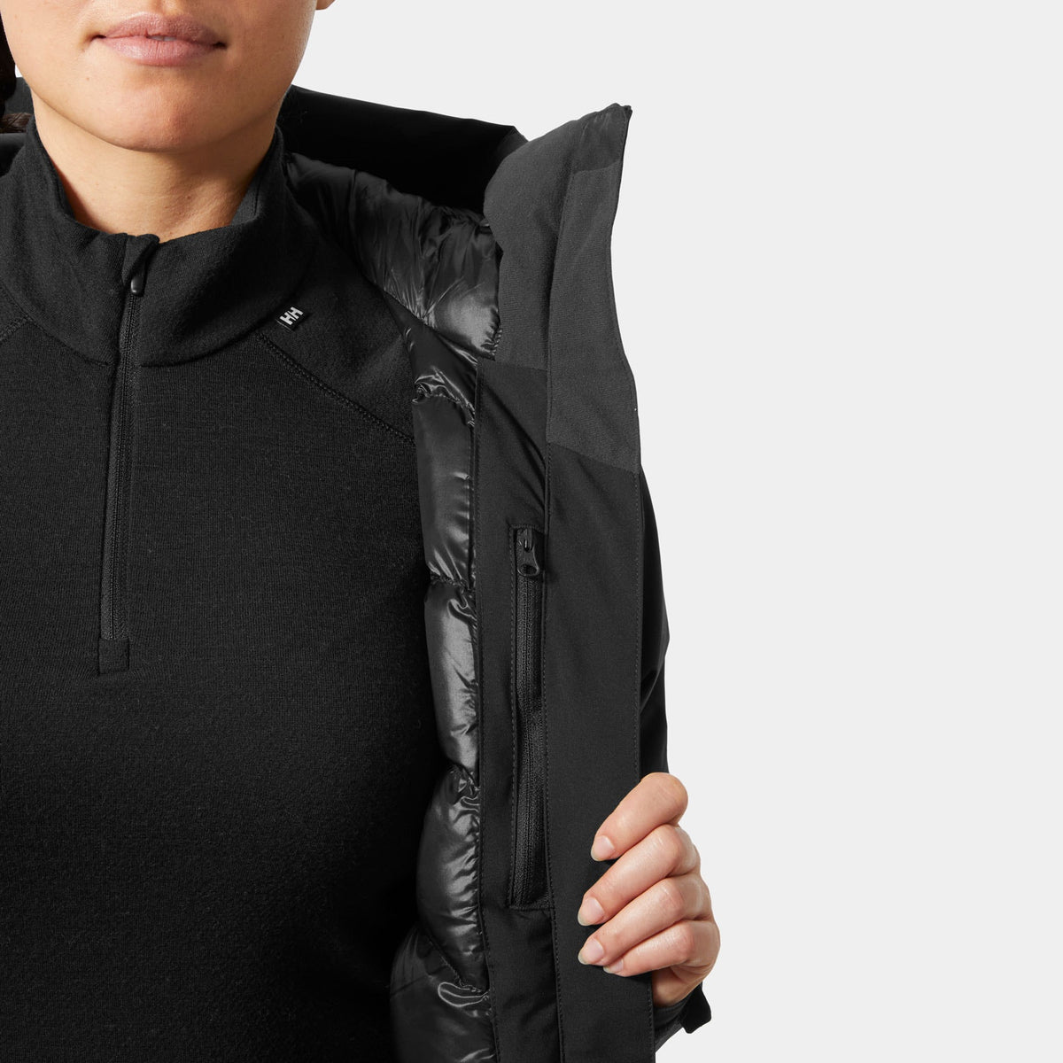 W VALDISERE 30 JACKET, BLACK, L