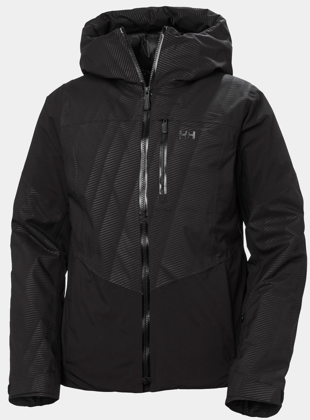 W VALDISERE 30 JACKET, BLACK EMBOS, L