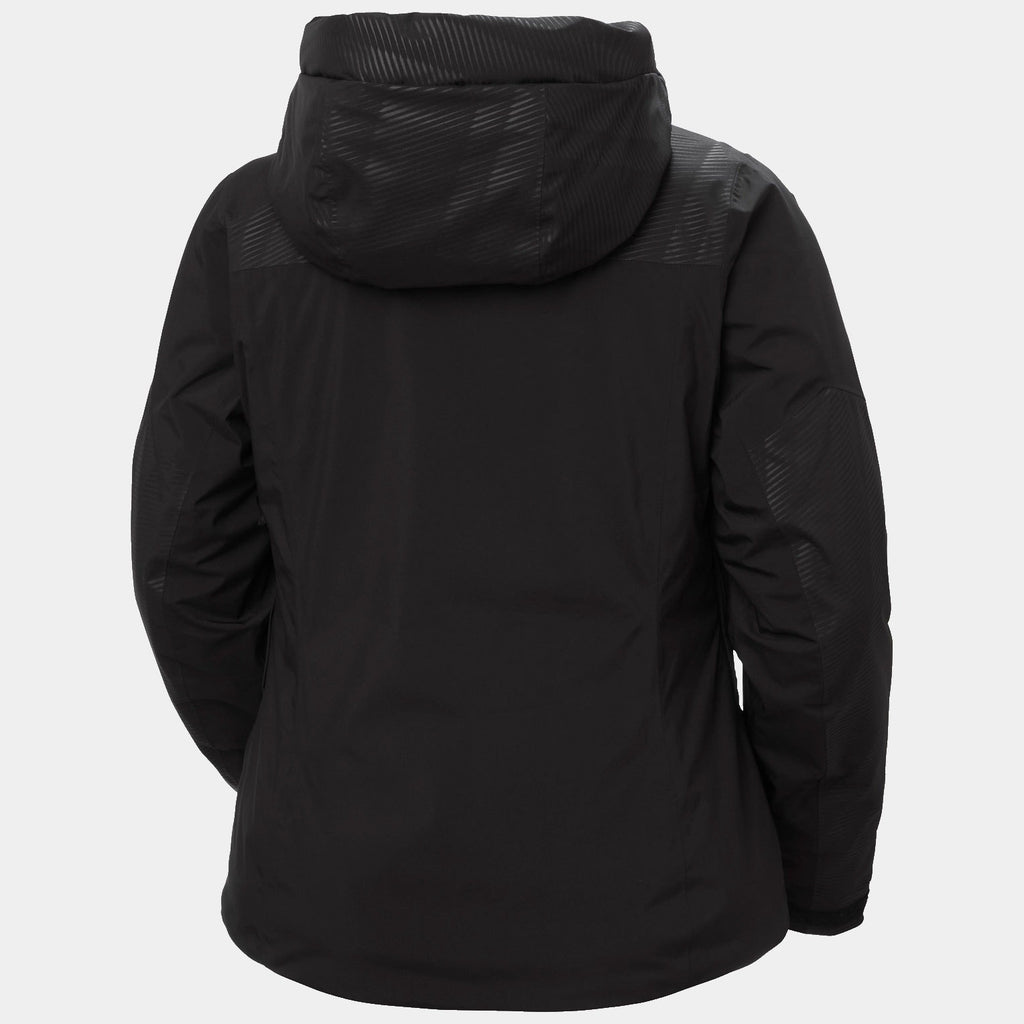 W VALDISERE 30 JACKET, BLACK EMBOS, L