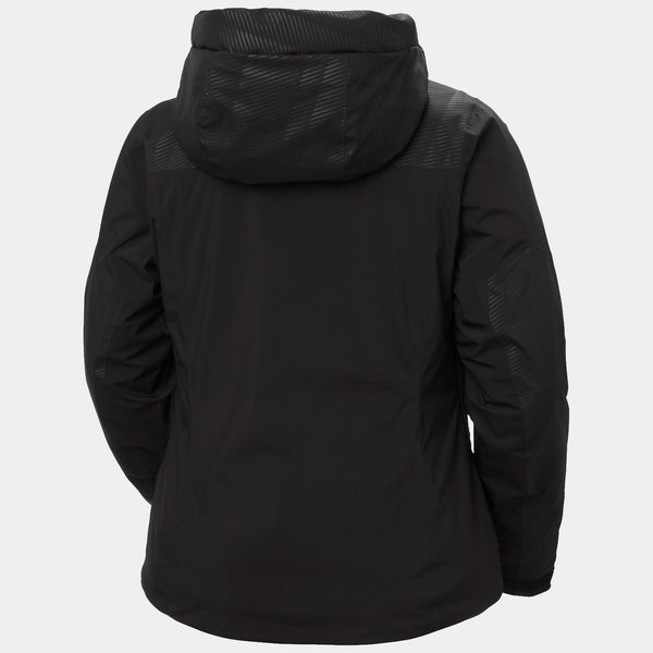 W VALDISERE 30 JACKET, BLACK EMBOS, L