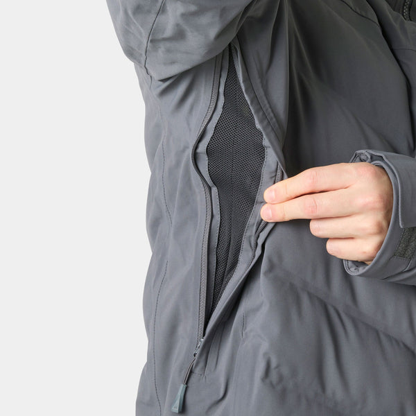 ALPHA PUFFY JACKET, THUNDER GRE, XXL