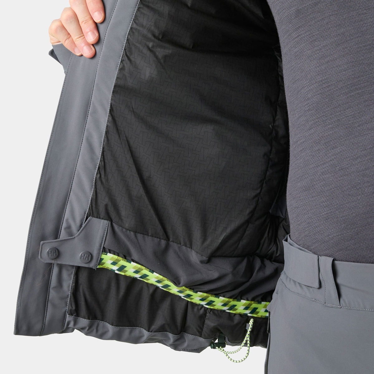 ALPHA PUFFY JACKET, THUNDER GRE, XXL