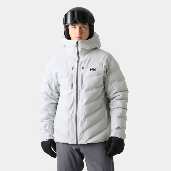 ALPHA PUFFY JACKET, GREY FOG, M