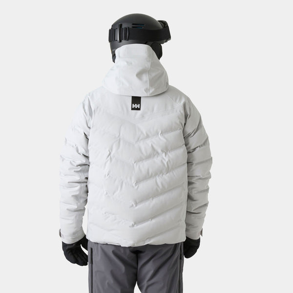 ALPHA PUFFY JACKET, GREY FOG, M