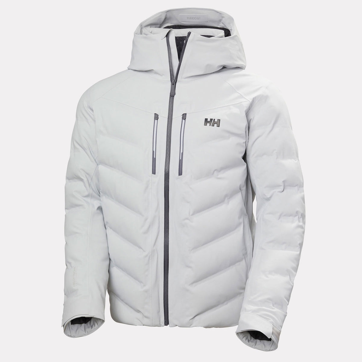 ALPHA PUFFY JACKET, GREY FOG, M