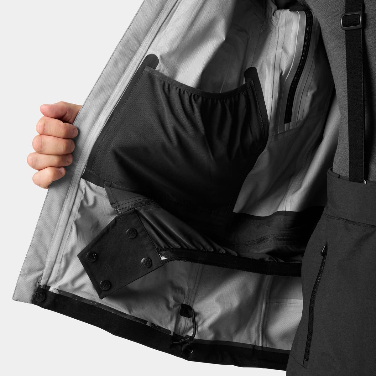 SOGN PATROL SHELL JACKET, BLACK, XXL
