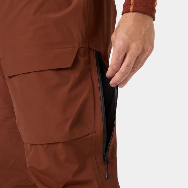 SOGN BIB SHELL 20 PANT, IRON OXIDE, XXL