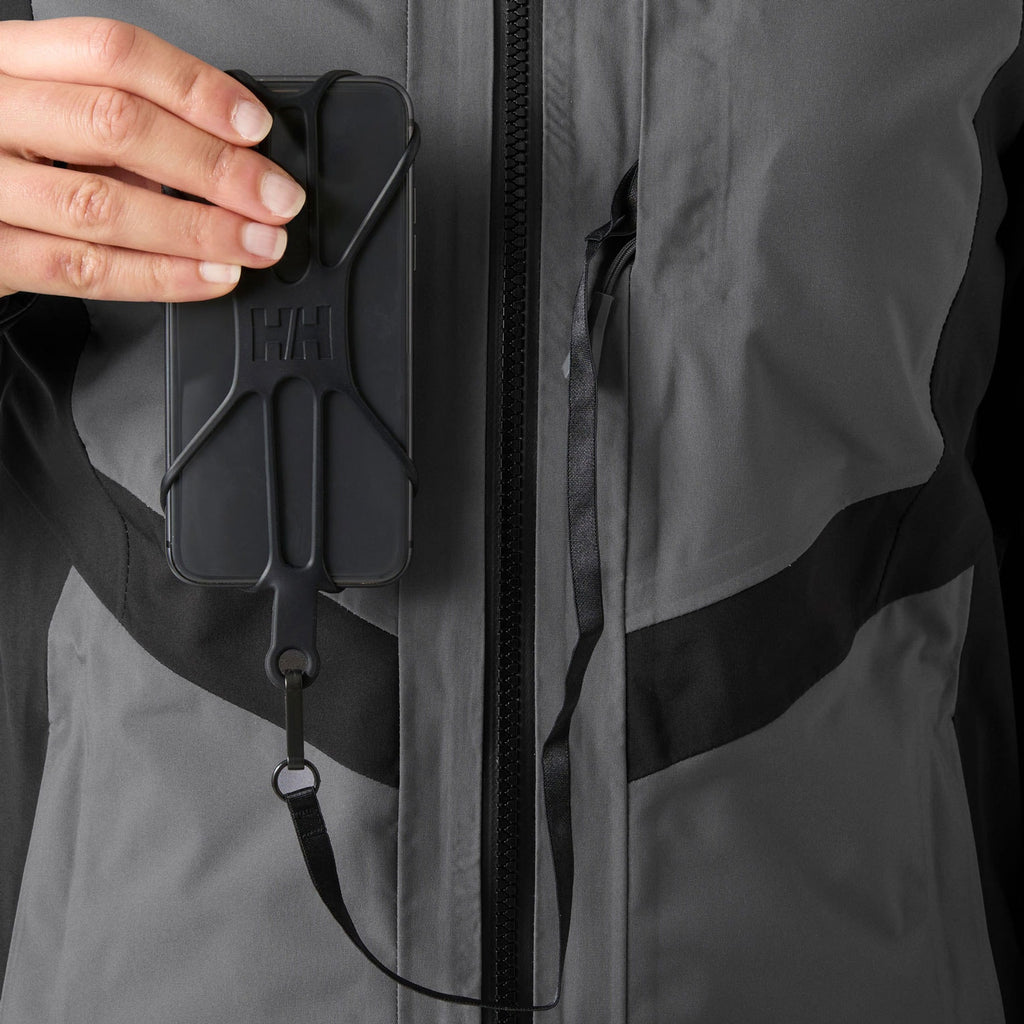 W COURCHEVEL JACKET, THUNDER GRE, L