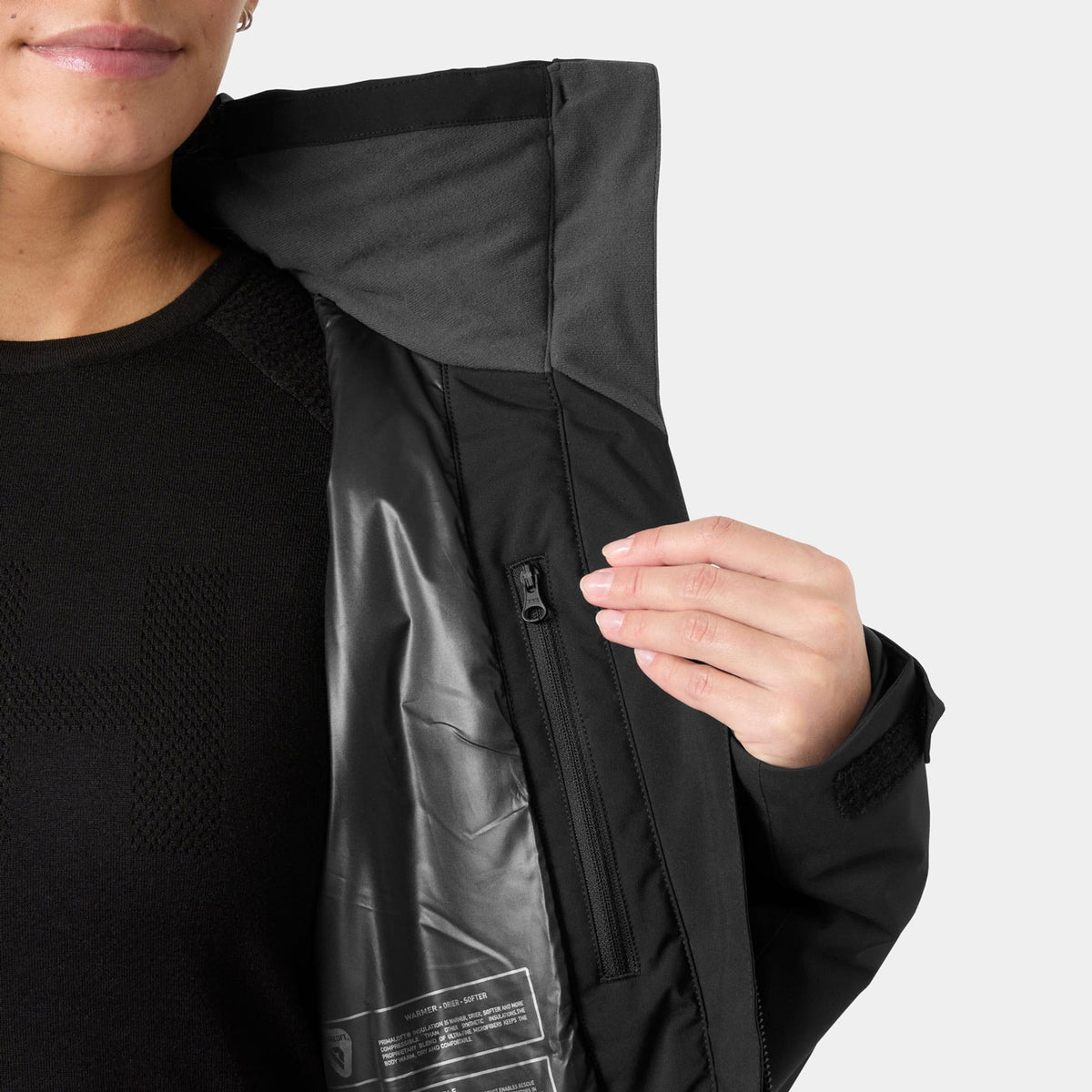 W BELLISSIMO BELTED JACKET, BLACK, L