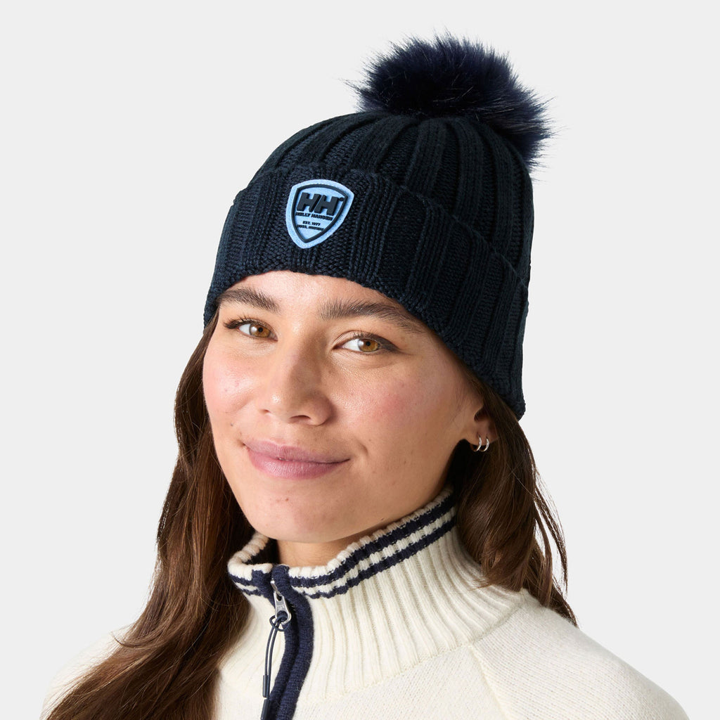W LIMELIGHT BEANIE, NAVY, STD