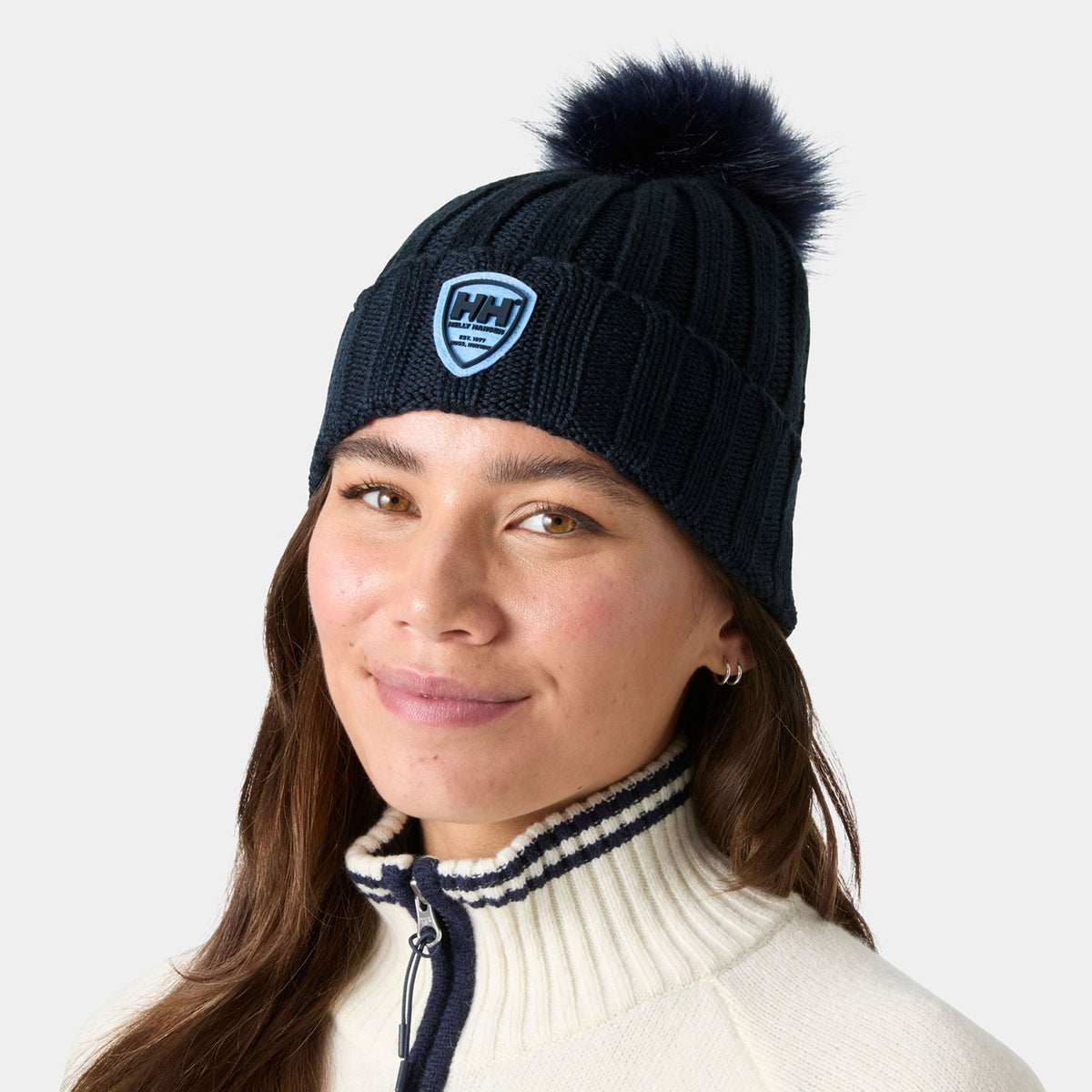 W LIMELIGHT BEANIE, NAVY, STD
