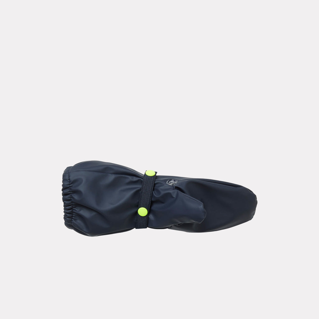 K BERGEN FLEECE PU MITTENS, NAVY, 2