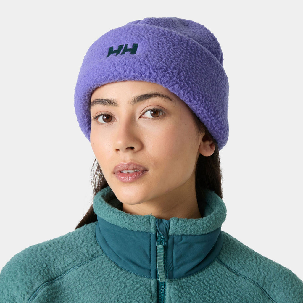 PILE FLEECE BEANIE, ULTRA VIOLE, STD