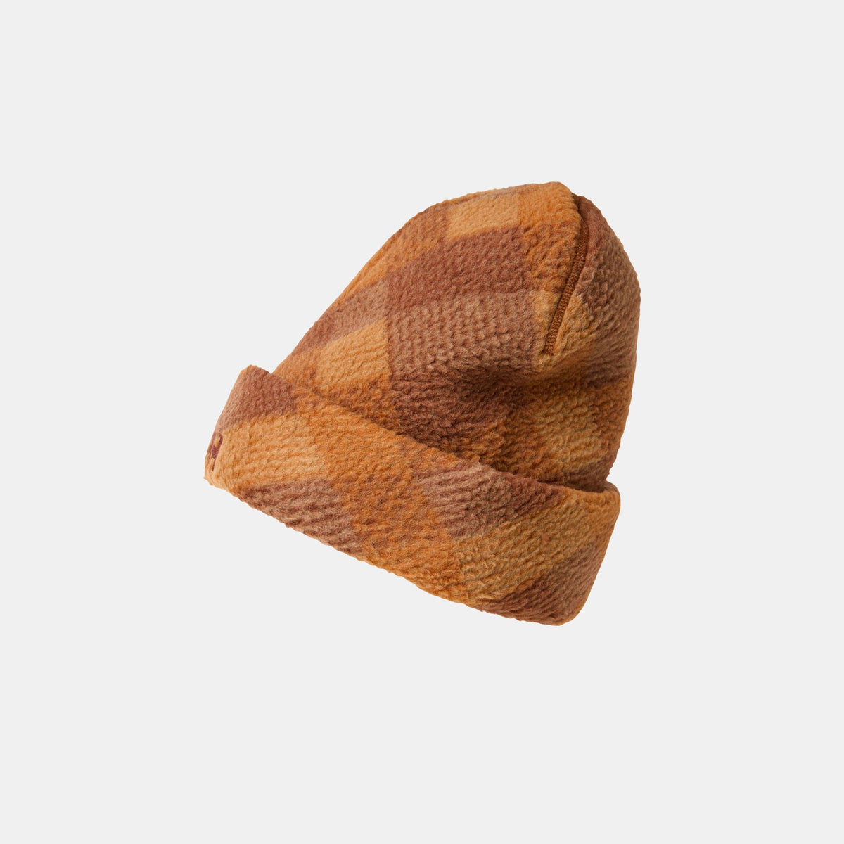 PILE FLEECE BEANIE, GINGER BISC, STD