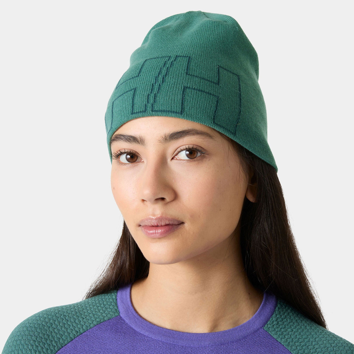 OUTLINE BEANIE, OPAL GREEN, STD