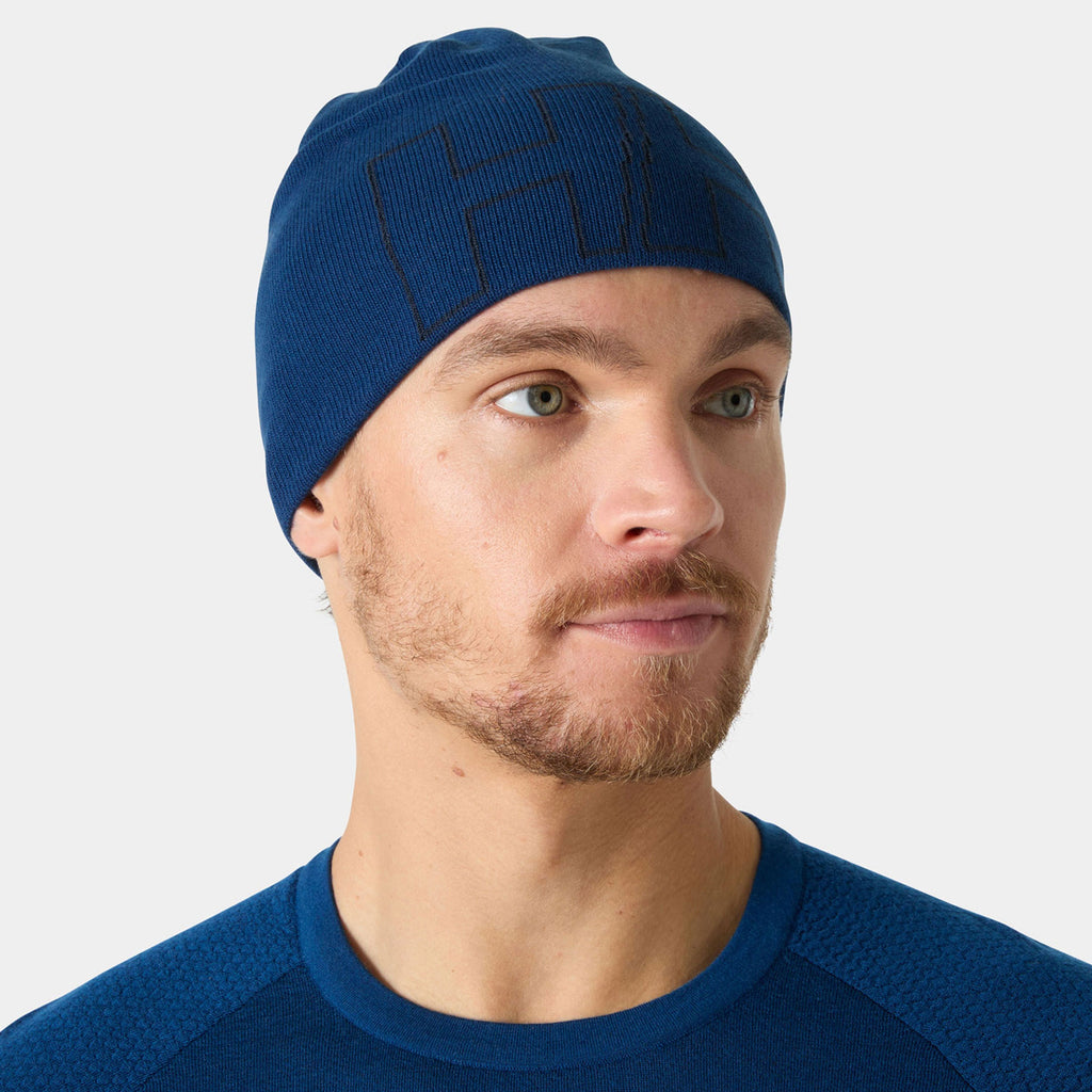 OUTLINE BEANIE, DARK BLUE, STD
