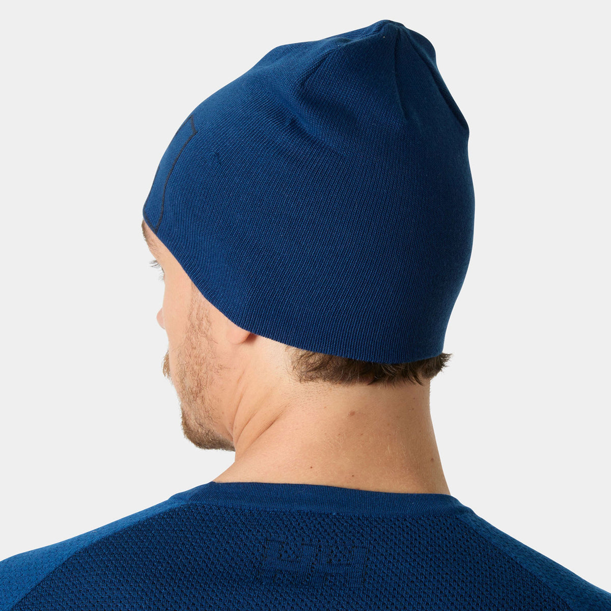 OUTLINE BEANIE, DARK BLUE, STD