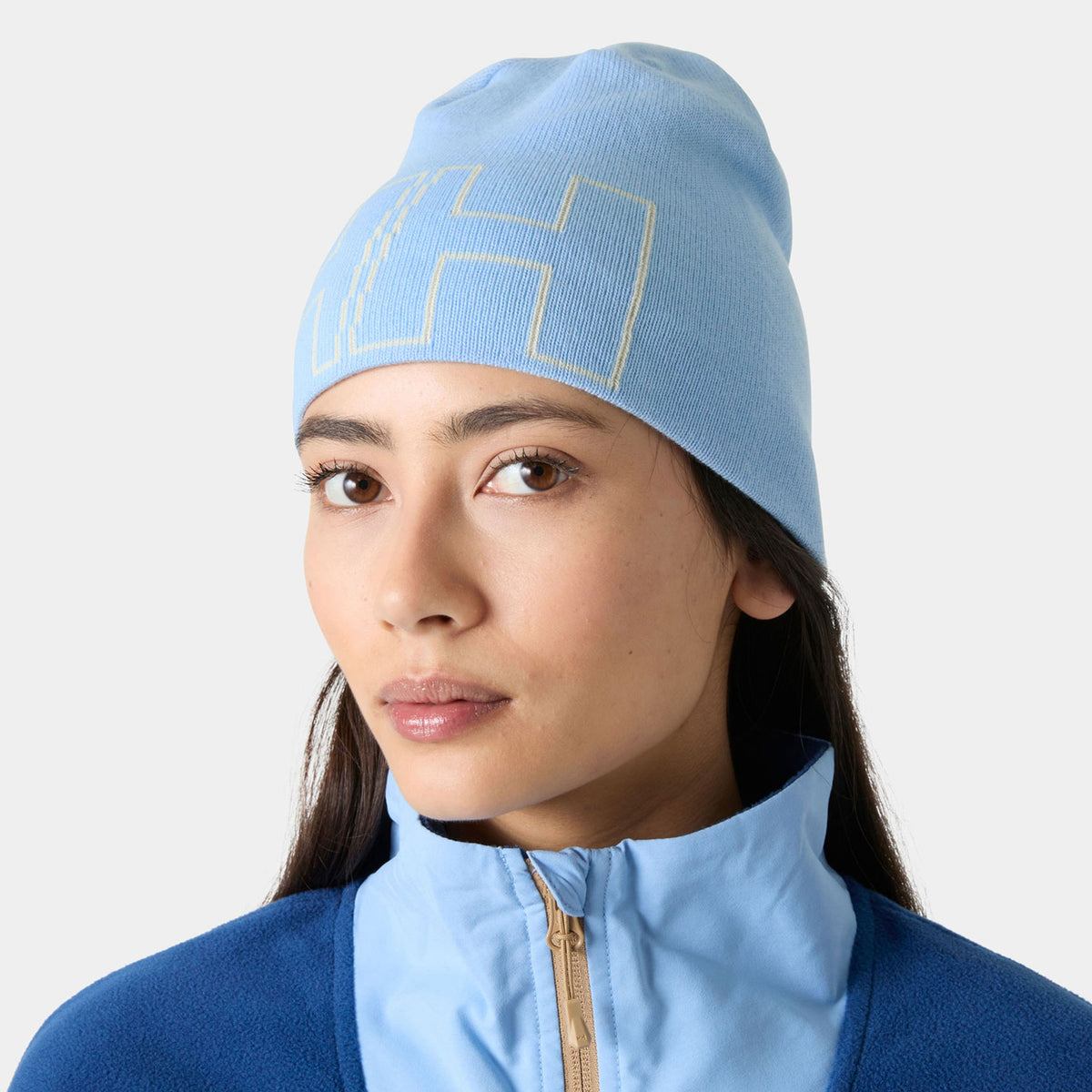 OUTLINE BEANIE, BRIGHT BLUE, STD