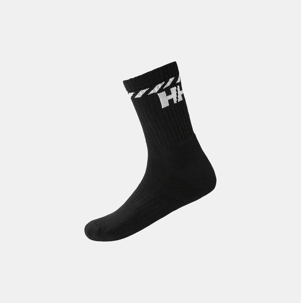 COTTON SPORT SOCK 3PK, BLACK, 45-47