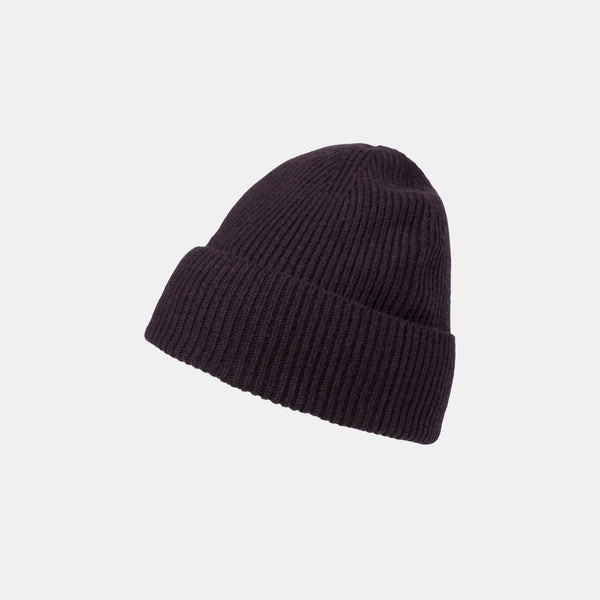 HH WOOL BEANIE, BLACK GRAPE, STD