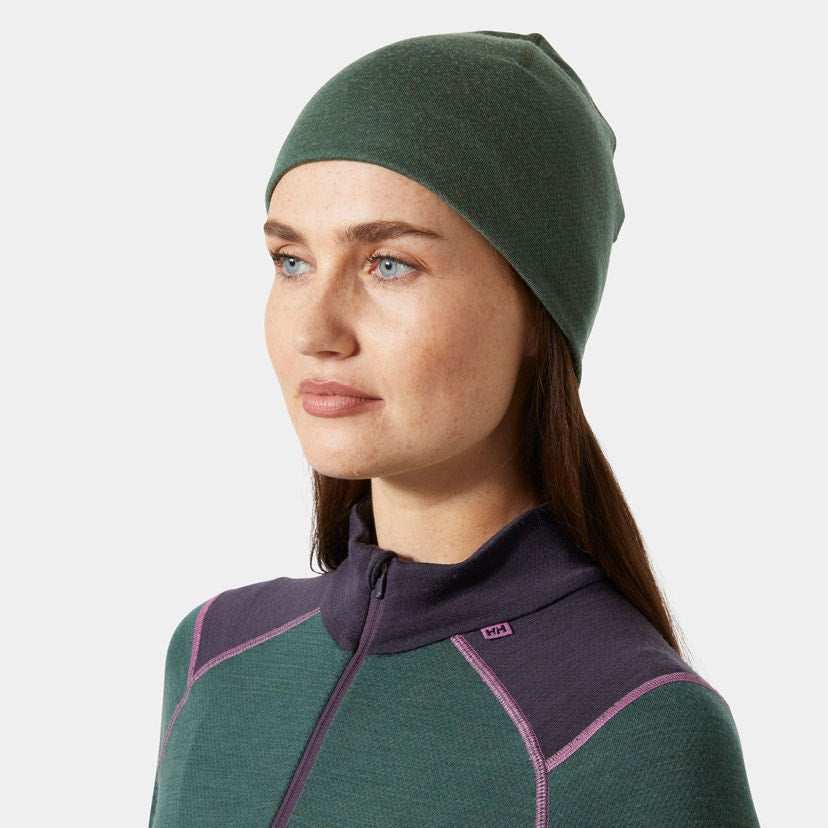 HH LIFA MERINO BEANIE, JUNGLE GREE, STD