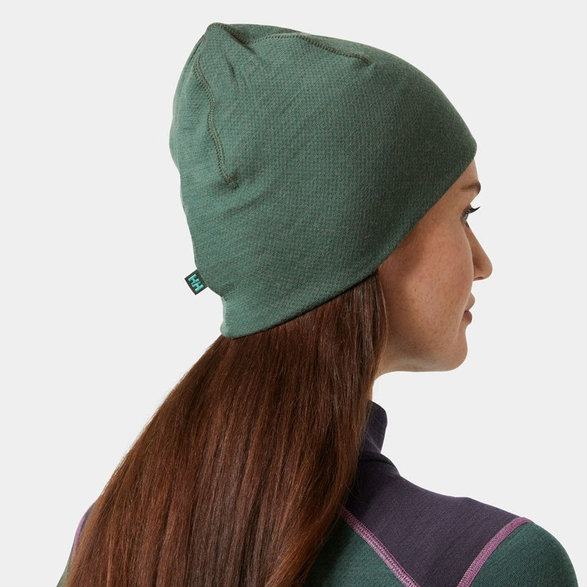 HH LIFA MERINO BEANIE, JUNGLE GREE, STD