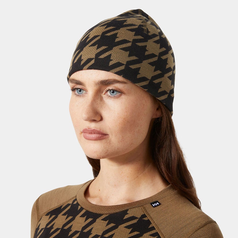 HH LIFA MERINO BEANIE, SEPIA HOUND, STD