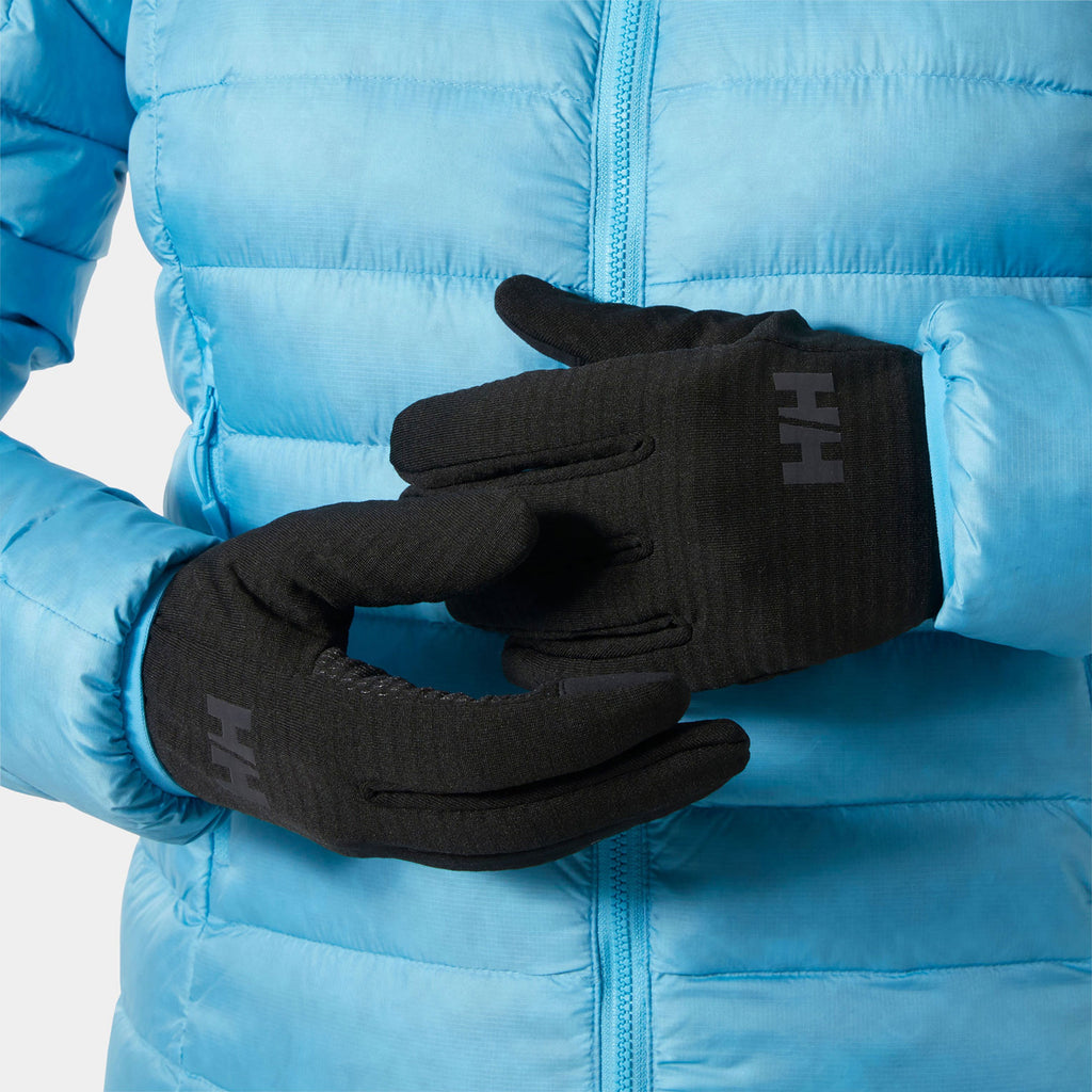 VERSALITE TOUCH GLOVE LINER, BLACK, L