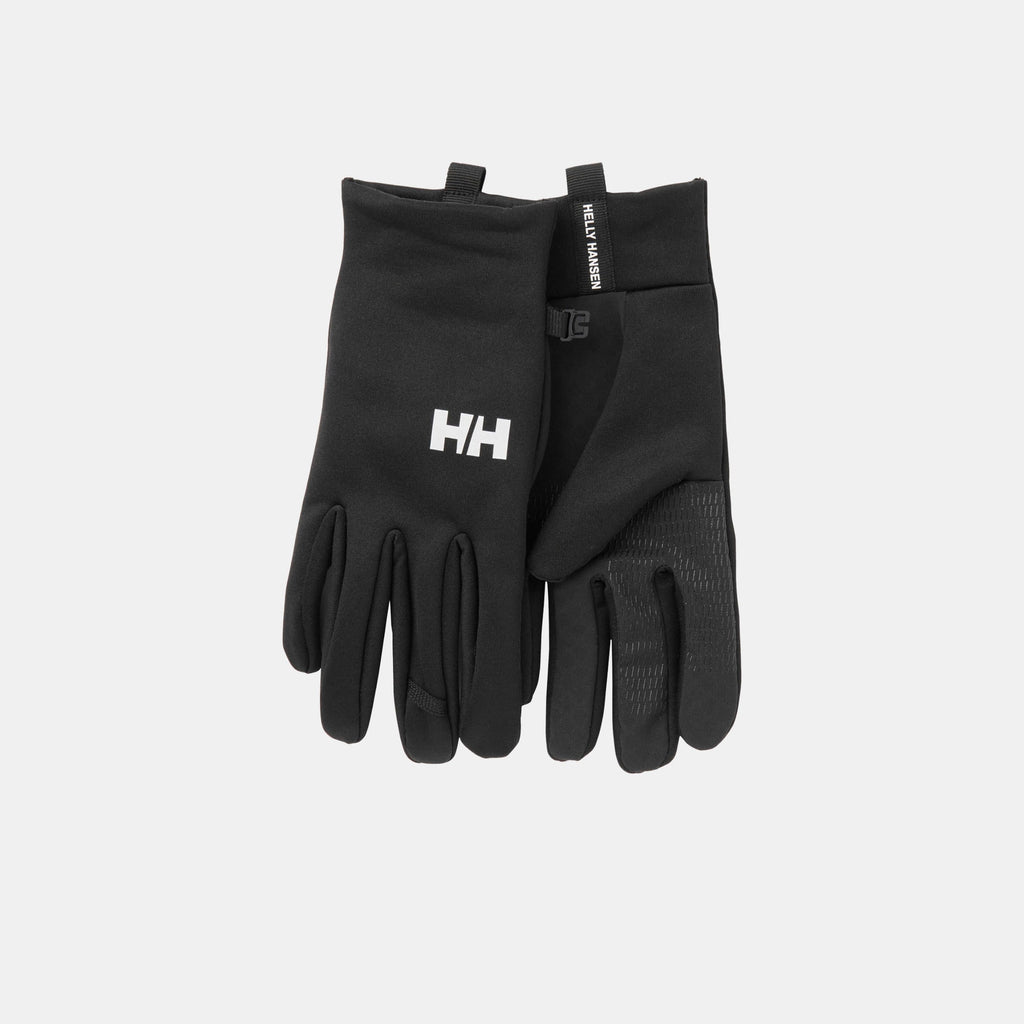 HARDFACE FLEECE TOUCH GLOVE, BLACK, L