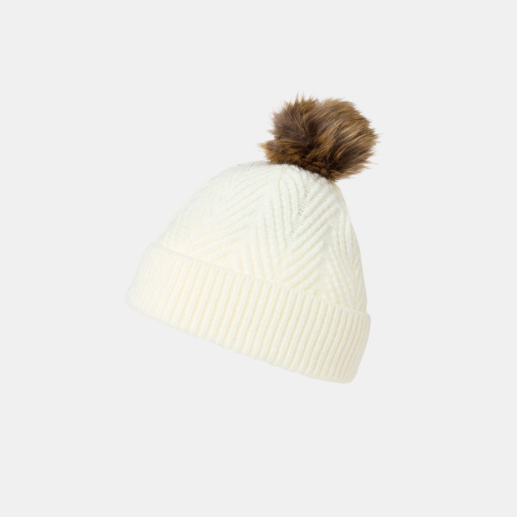 K LUMI BEANIE, OFFWHITE, 49/50