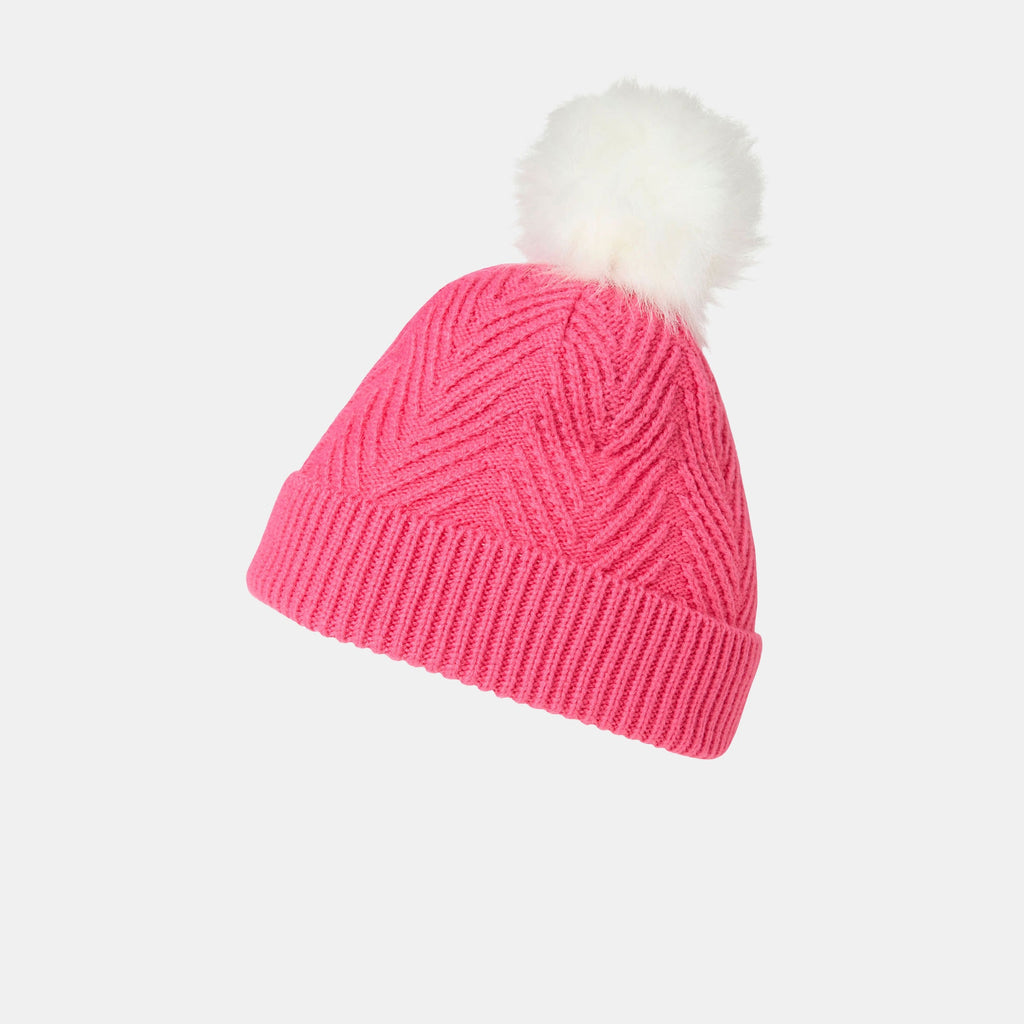 K LUMI BEANIE, HOT PINK, 49/50